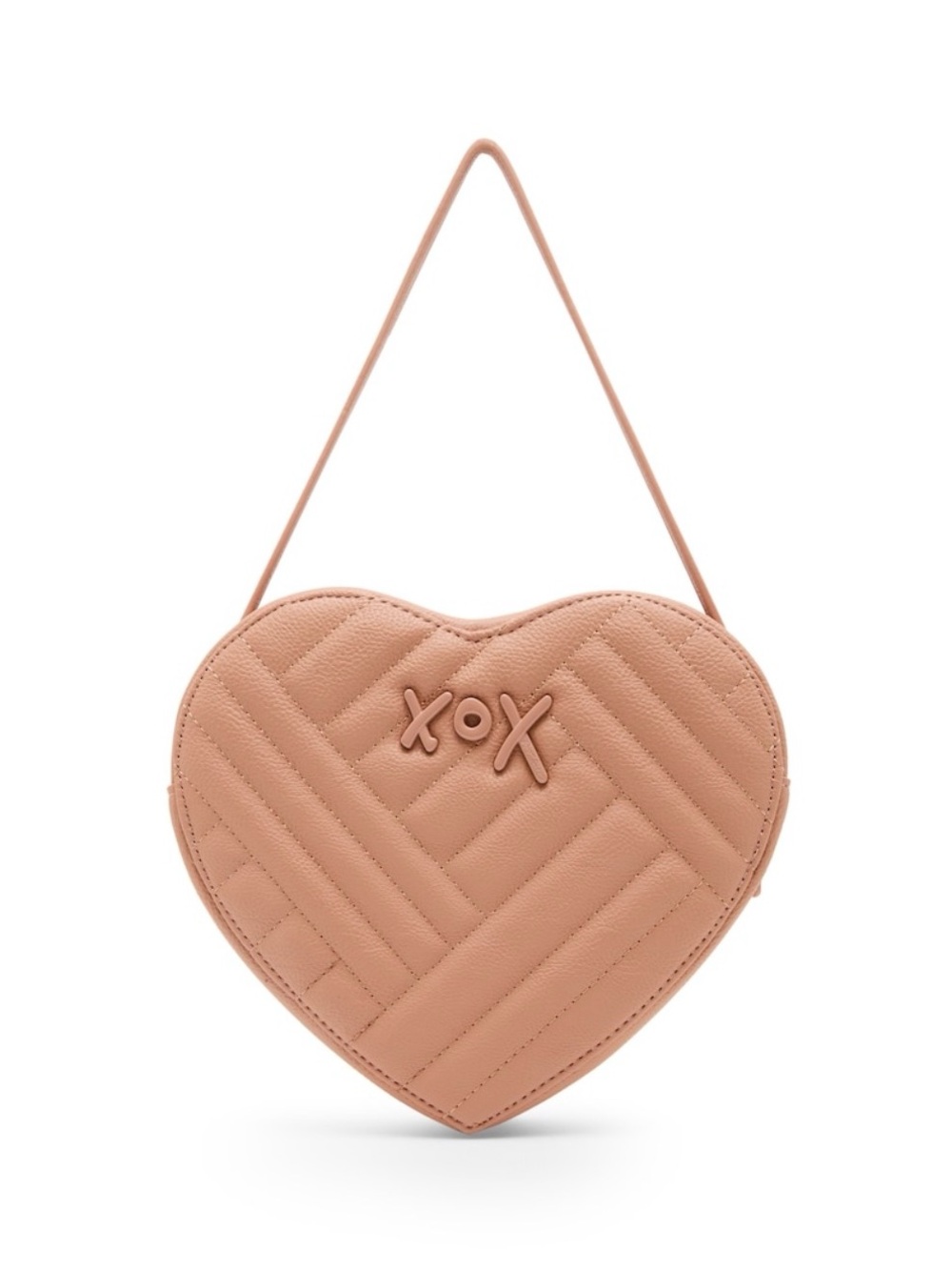 Betsey Johnson Pink Clay Heart-Shaped Crossbody Bag - Picture 9 of 11